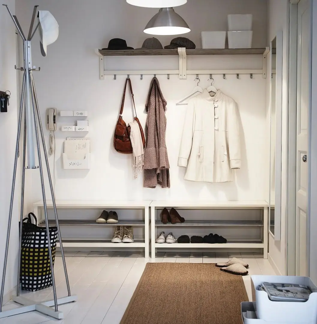 Cuier Ikea Tjusig 79cm (Alb)