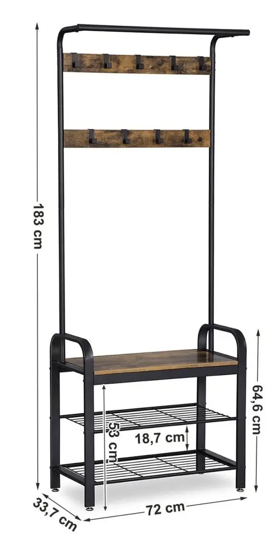 Вешалка Leobert 2003 1 (Natural/Black) - 2