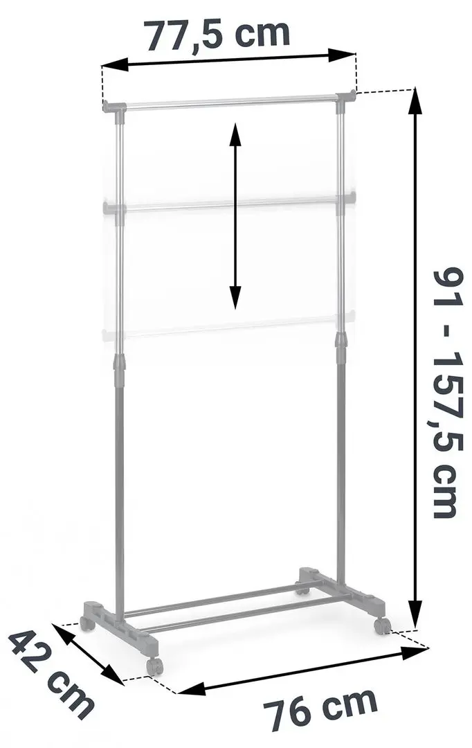 Вешалка Massido 686000 (Black/Grey)