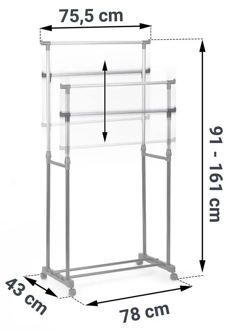 Вешалка Massido 686100 (Black/Grey)