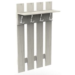 Вешалка МЛ-Мебель №1 (Дуб Крафт Белый)