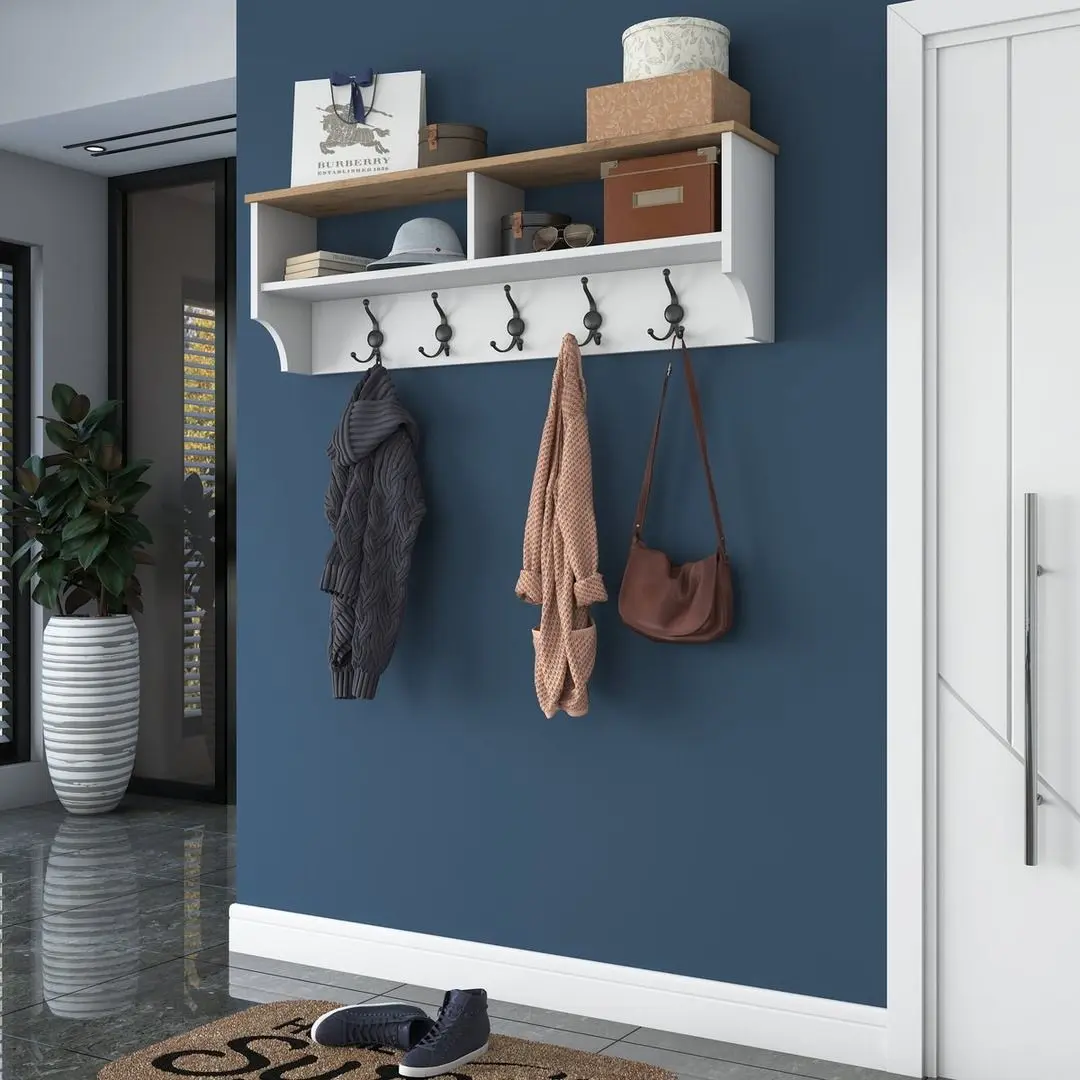 Cuier Mirage Meble P2 (White/Walnut)