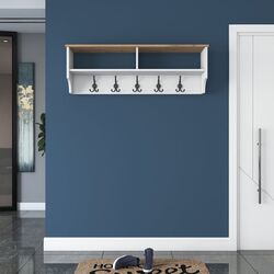 Cuier Mirage Meble P2 (White/Walnut) Thumb