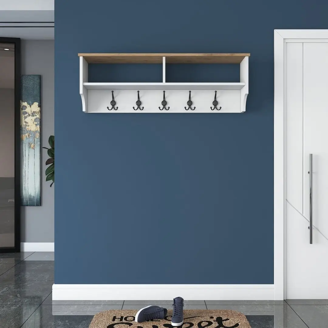 Cuier Mirage Meble P2 (White/Walnut)