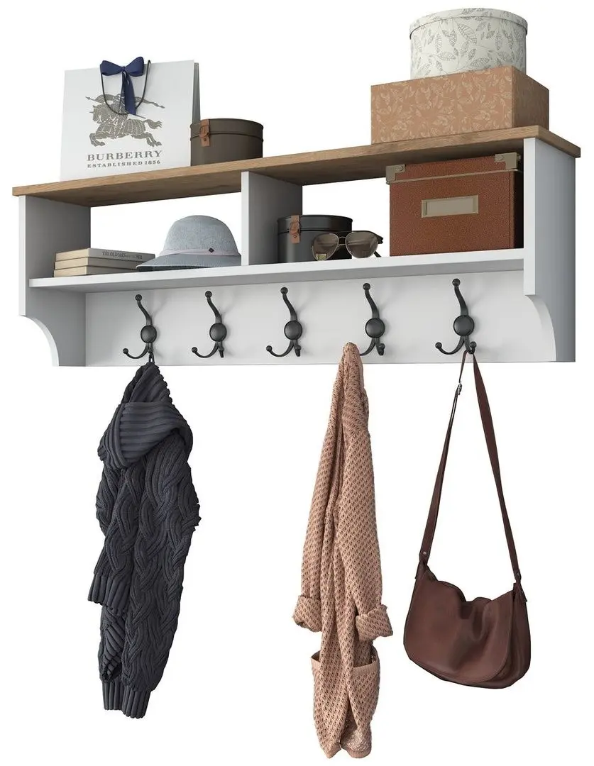 Cuier Mirage Meble P2 (White/Walnut)