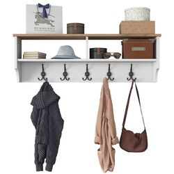 Cuier Mirage Meble P2 (White/Walnut) Thumb