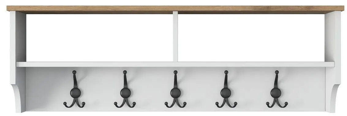 Cuier Mirage Meble P2 (White/Walnut)