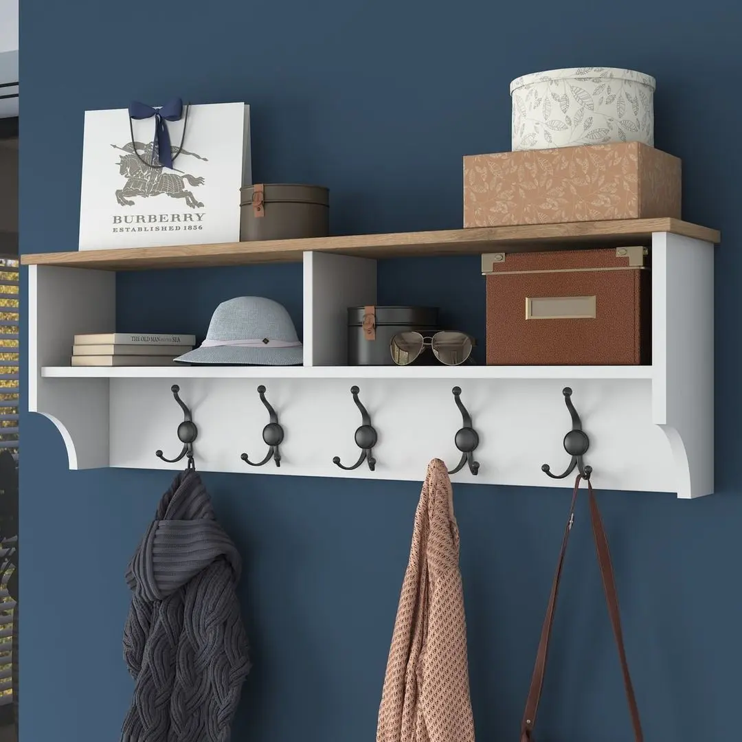 Cuier Mirage Meble P2 (White/Walnut)