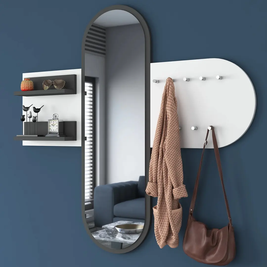 Cuier Mirage Meble P3 (Dark Grey/White)