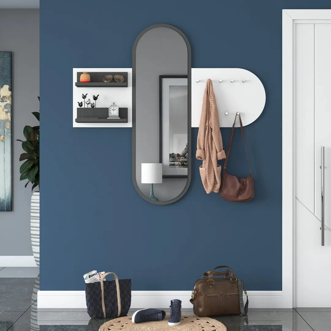 Cuier Mirage Meble P3 (Dark Grey/White)