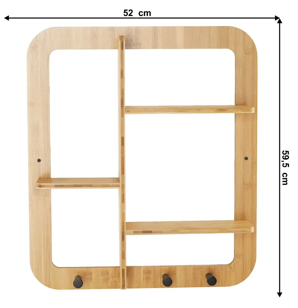 Полка-вешалка Mobhaus Artid Typ 2 (Natural)