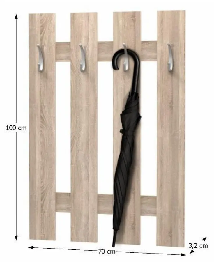 Вешалка Mobhaus Korado New KV11 (Sonoma Oak)