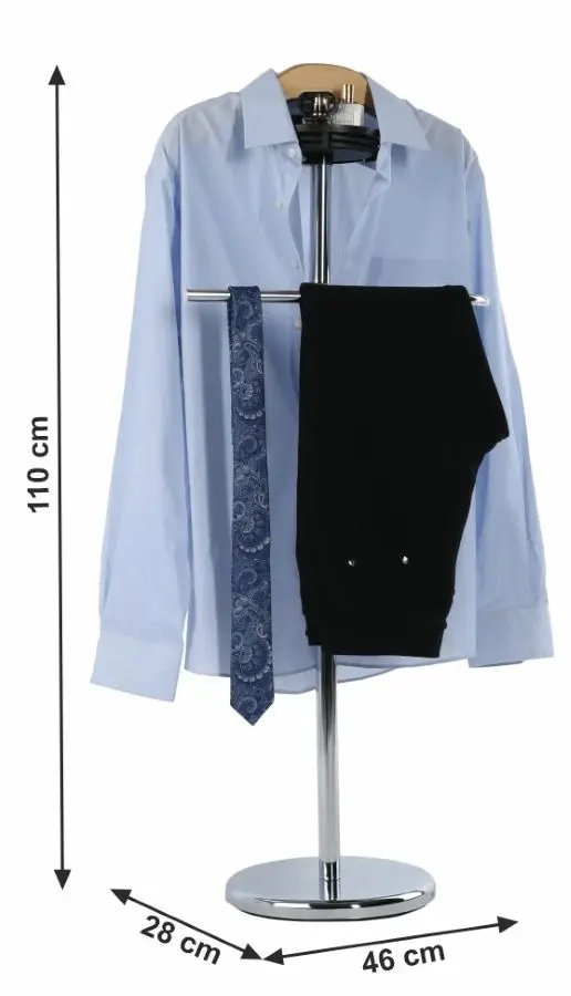 Вешалка Mobhaus Sunil (Natural/Chrome)