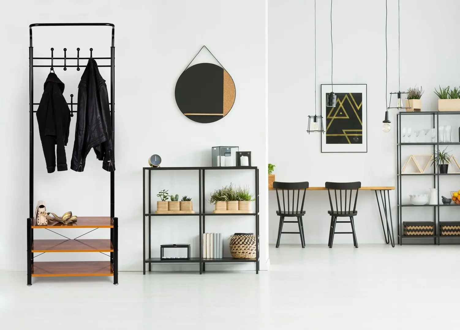 Cuier Modern Home GH-202 (Black/Oak)