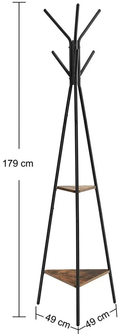 Вешалка Modern Home Loft 49x179 (Brown/Black) - 2