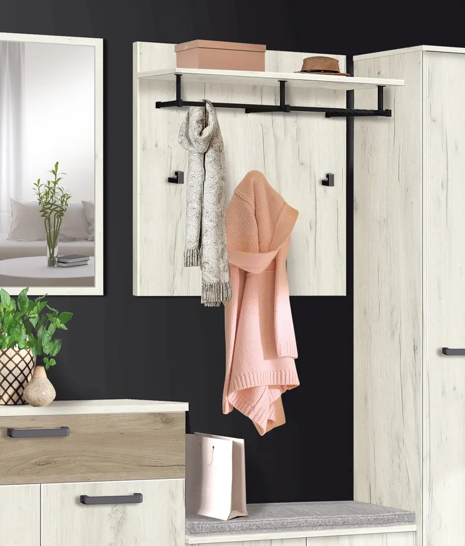 Вешалка Modern Karolina 70cm (Craft Oak White)