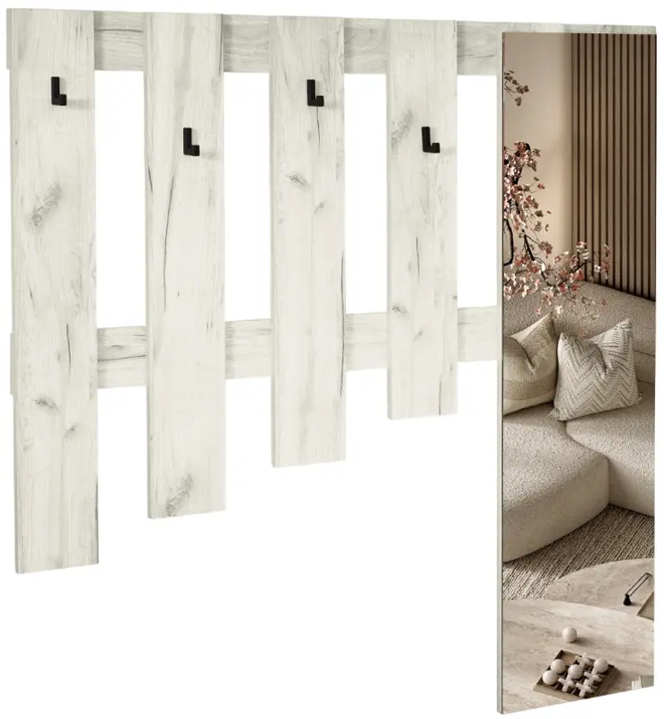 Вешалка Modern Visit New 2 120cm (Craft Oak White)