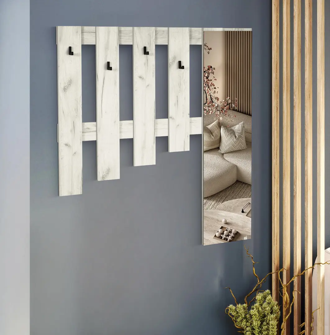 Вешалка Modern Visit New 2 120cm (Craft Oak White)