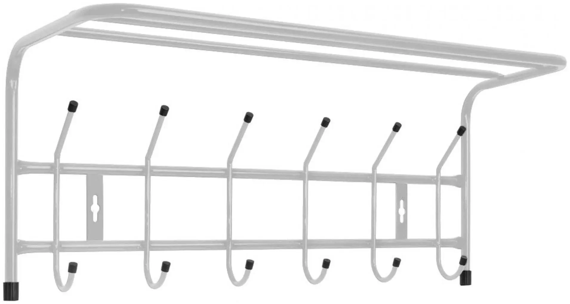 Вешалка настенная Nika ВП6 (Silver)