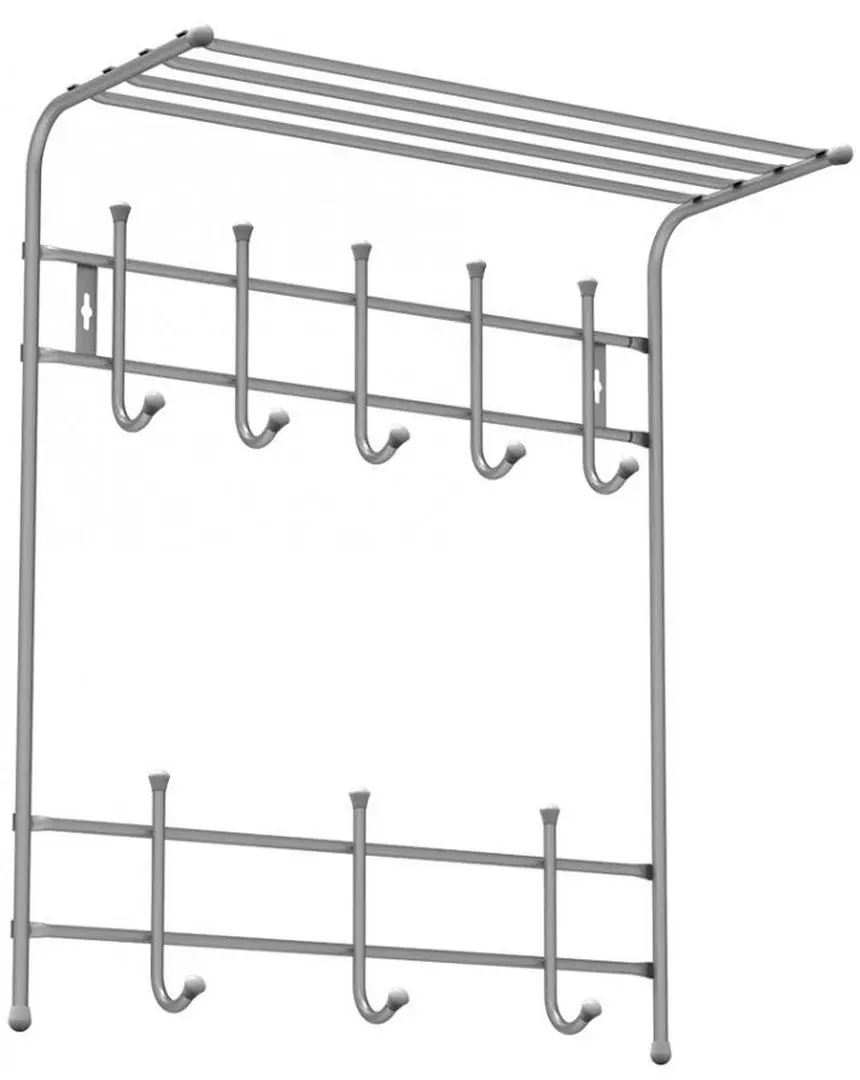 Вешалка настенная Nika ВПТ8 (Silver)