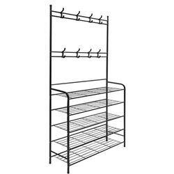 Cuier cu rafturi pentru incaltaminte Ruhhy W19171 (Black) Thumb