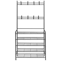 Cuier cu rafturi pentru incaltaminte Ruhhy W19171 (Black)