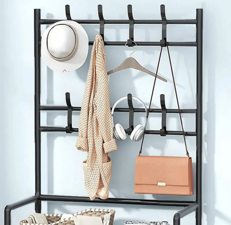 Cuier cu rafturi pentru incaltaminte Ruhhy W19171 (Black)