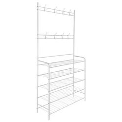 Cuier cu rafturi pentru incaltaminte Ruhhy W19172 (White) Thumb