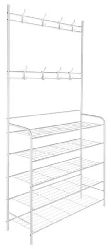 Cuier cu rafturi pentru incaltaminte Ruhhy W19172 (White)