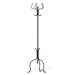 Вешалка напольная Sheffilton SHT-CR300 В1-47 (Black/Dark Walnut)