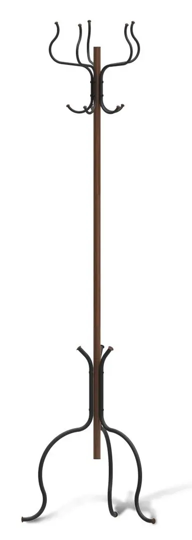 Вешалка напольная Sheffilton SHT-CR300 В1-47 (Black/Dark Walnut)