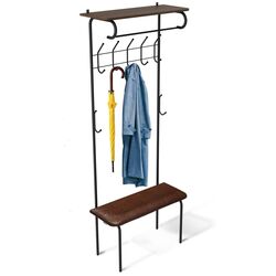 Cuier de podea Sheffilton SHT-HW1-S (Black/Wenge) Thumb