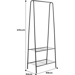 Вешалка Storage Solutions 48468 (Black) Thumb