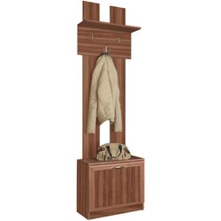 Вешалка с обувницей SV-Mebel Вега ВМ-24 (Слива Валлис)