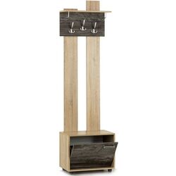 Cuier cu pantofar SV-mebel Vizit-1 (Sonoma Oak/Jackson Pine) Thumb