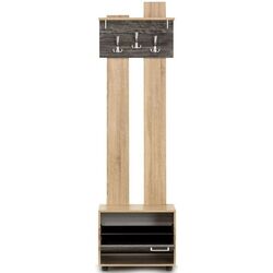 Cuier cu pantofar SV-mebel Vizit-1 (Sonoma Oak/Jackson Pine) Thumb