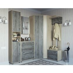 Cuier cu pantofar SV-mebel Vizit-1 (Sonoma Oak/Jackson Pine) Thumb