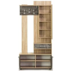 Cuier cu oglindă SV-mebel Vizit-1 Sonoma Oak/Jackson Pine (Dreapta) Thumb