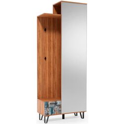 Cuier SV-mebel Kolibri 800 Delano Oak/Graphics (cu oglinda)