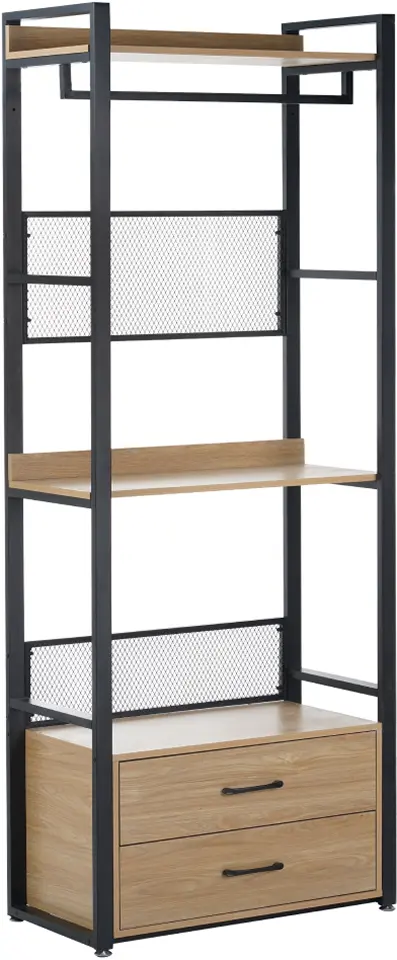 Вешалка Tempo Kondela Kilos New Tip 1 (Grandson Oak/Black)