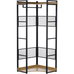 Вешалка Tempo Kondela Kilos New Tip 4 (Oak/Black) Thumb