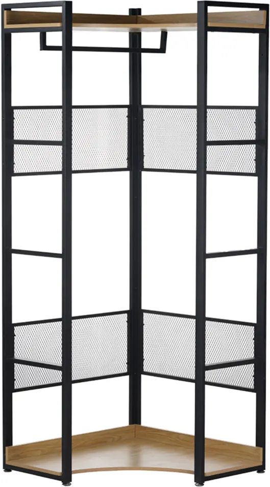 Вешалка Tempo Kondela Kilos New Tip 4 (Oak/Black)