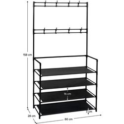 Вешалка Tempo Kondela Taras (Black) Thumb