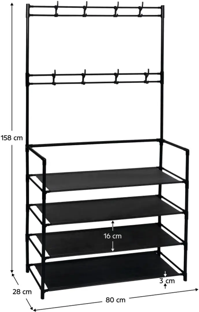Вешалка Tempo Kondela Taras (Black)