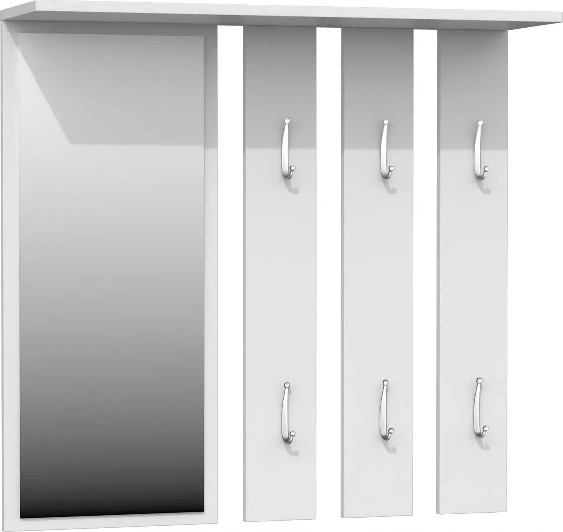 Вешалка с зеркалом TopEshop Opal (White Matt)