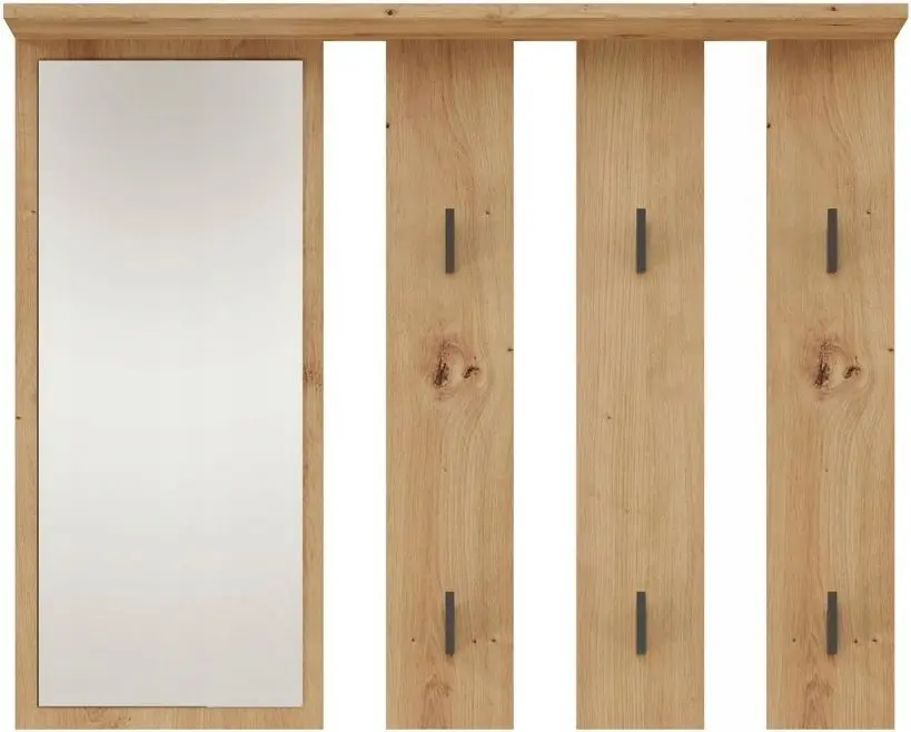 Cuier cu oglinda TopEshop Parma 100x81.5 (Artisan Oak)