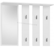 Вешалка с зеркалом TopEshop Parma 100x81.5 (White)