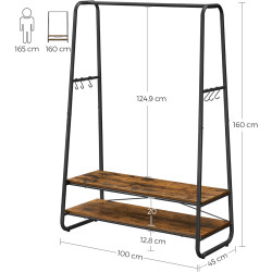 Cuier Vasagle RGR112B01 (Rustic Brown/Black) Thumb