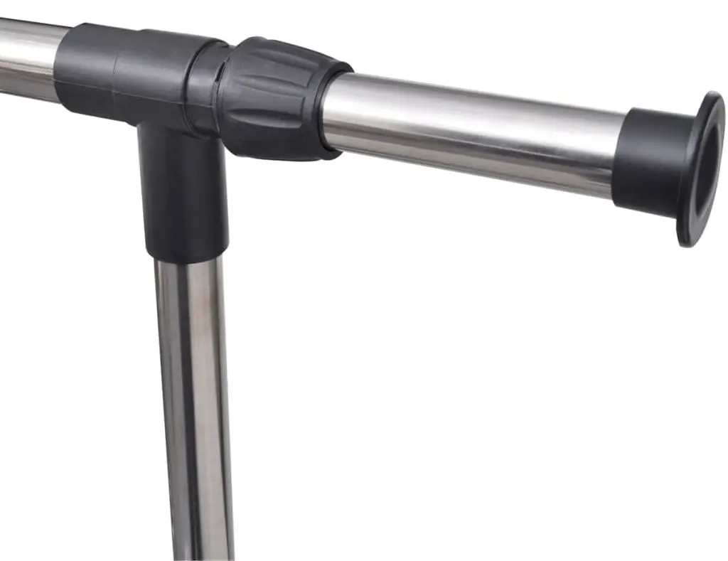 Набор вешалок VidaXL 270181 (Inox/Black)