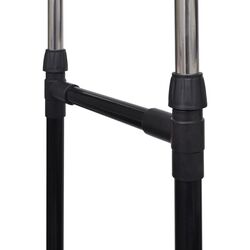 Set de cuiere VidaXL 270182 (Inox/Black) Thumb